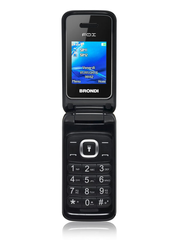 CELLULARE BRONDI FOX CLAMSHELL DS 2,4 A COLORI/MICRO SD/BLUETOOTH