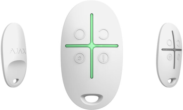 SPACECONTROL WIRELESS KEYFOB WHITE 2-WAY CON PANIC BOTTON